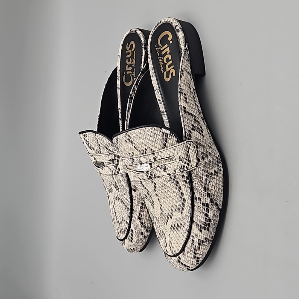 Circus by Sam Edelman Hal Mules Women 10 Snake Print